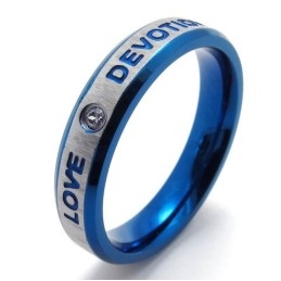 Κομψό Σχήμα Όμορφο Σε Χρώματα Δαχτυλίδι Τιτανίου Ανώτερης Ποιότητας