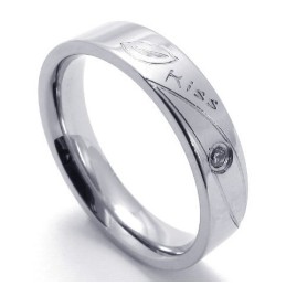 Επαγγελματικό Σχεδιασμός Λεπτά Χρώματα Δαχτυλίδι Τιτανίου Ανώτερης Ποιότητας