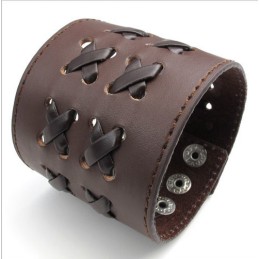 Βραχιόλι Από Δέρμα Τιτανίου Με Λεπτή Επεξεργασία Σε Λεπτές Αποχρώσεις, Αξιόπιστη Ποιότητα