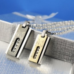 Κολιέ Από Τιτάνιο Μενταγιόν Fashion Score Sweetheart Lover
