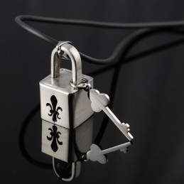 Μενταγιόν Κολιέ Από Τιτάνιο Fashion Lock