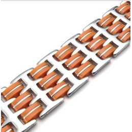 Επιδέξια Κατασκευή Πολύχρωμο Βραχιόλι Τιτανίου Εξαιρετικής Ποιότητας