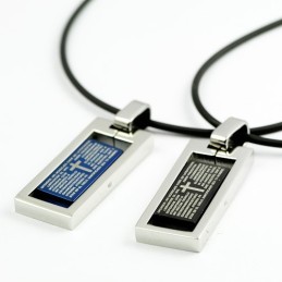 Κολιέ Από Τιτάνιο Pie Jesu Cross Sweetheart Lovers