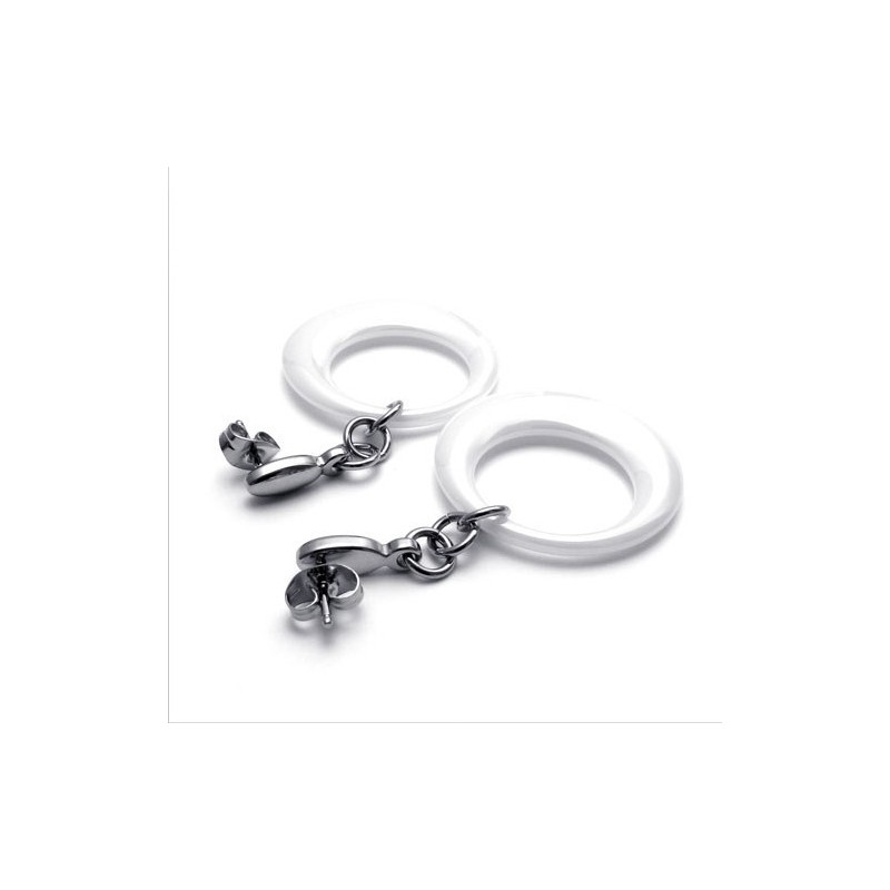 Σκουλαρίκια Τιτανίου Με Κομψό Σχήμα Και Λεπτά Χρώματα, Σταθερής Ποιότητας