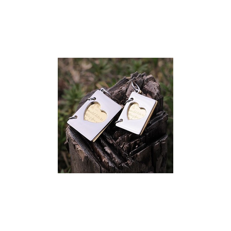 Κολιέ Από Τιτάνιο Για Ζευγάρια, Αποκλειστική Επιστολή Αγάπης Για Ζευγάρια