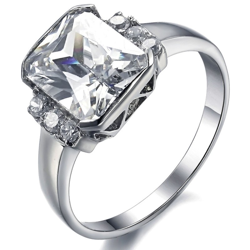 Γνωστό Για Το Γυναικείο Δαχτυλίδι Τιτανίου Υψηλής Ποιότητας Με Στρας