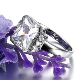 Γνωστό Για Το Γυναικείο Δαχτυλίδι Τιτανίου Υψηλής Ποιότητας Με Στρας