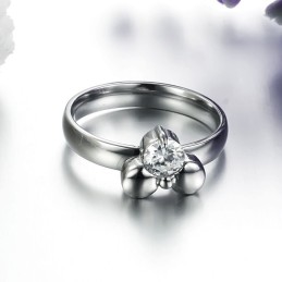 Γνωστό Για Το Γυναικείο Δαχτυλίδι Τιτανίου Υψηλής Ποιότητας Με Στρας