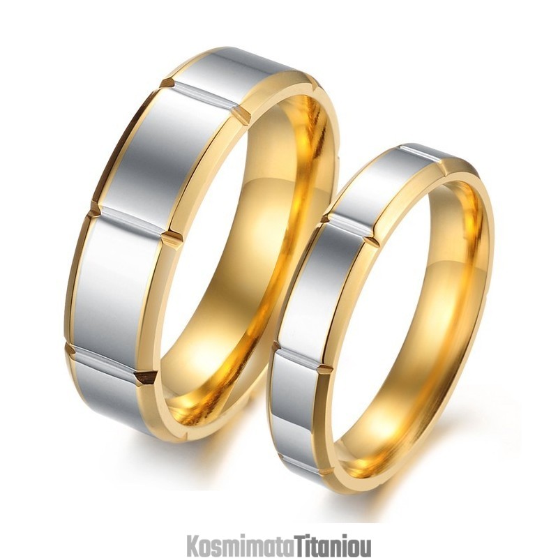 Δαχτυλίδι Τιτανίου Μόδας Σταθερής Ποιότητας Για Εραστές