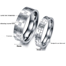 Πωλείται Καλά Σε Όλο Τον Κόσμο Δαχτυλίδι Τιτανίου Παζλ Για Εραστές