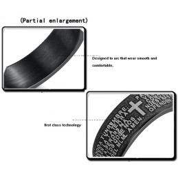 Δαχτυλίδι Τιτανίου Υψηλής Ποιότητας Με Σταυρό Για Εραστές