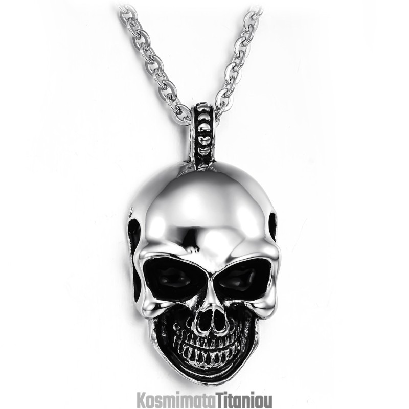 Κολιέ Από Τιτάνιο The King Of Quantity Skull