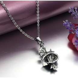 Κολιέ Από Τιτάνιο The King Of Quantity Για Άνδρες Με Σταυρό