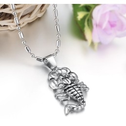 Κολιέ Από Τιτάνιο Υψηλής Ποιότητας Με Σχέδιο Σκορπιού