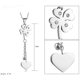 Κολιέ Τιτανίου Σε Σχήμα Τριφυλλιού Με Εγγύηση Ποιότητας Και Ποσότητας