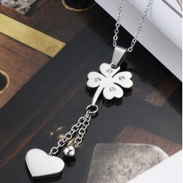 Κολιέ Τιτανίου Σε Σχήμα Τριφυλλιού Με Εγγύηση Ποιότητας Και Ποσότητας