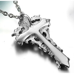 Κολιέ Από Τιτάνιο Με Σταυρό Και Μεγάλη Ποικιλία