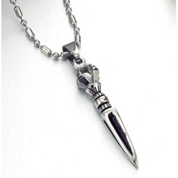 Υψηλής Ποιότητας Κολιέ Από Τιτάνιο Για Άνδρες Με Πρισματικό Σχέδιο