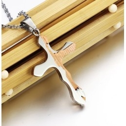 Κολιέ Από Τιτάνιο Με Αξιόπιστη Φήμη Και Σταυρό