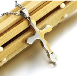 Κολιέ Από Τιτάνιο Υψηλής Ποιότητας Με Σταυρό