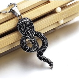 Κολιέ Από Τιτάνιο Cobral Εξαιρετικής Ποιότητας