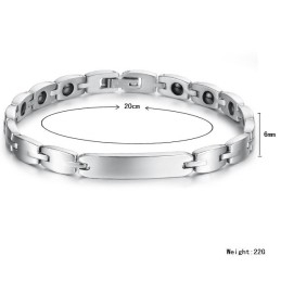 Πωλείται Καλά Σε Όλο Τον Κόσμο Βραχιόλι Health Titanium Lodestone Για Εραστές
