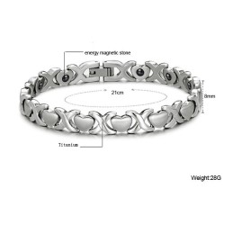 Υψηλής Ποιότητας Γυναικείο Βραχιόλι Τιτανίου Κατά Της Κόπωσης