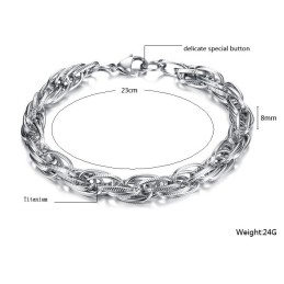Πλήρεις Προδιαγραφές Για Ανδρικό Βραχιόλι Από Τιτάνιο