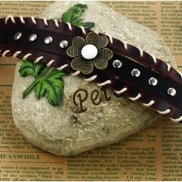 Unisex Δερμάτινο Βραχιόλι Από Τιτάνιο The King Of Quantity