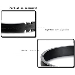 Η Βασίλισσα Της Ποιότητας Βραχιόλι Τιτανίου Για Εραστές