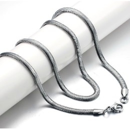 Αλυσίδα Τιτανίου Flat Snake Εξαιρετικής Ποιότητας