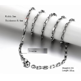 Γνωστό Για Την Εξαιρετικής Ποιότητας, Υποαλλεργική Αλυσίδα Τιτανίου