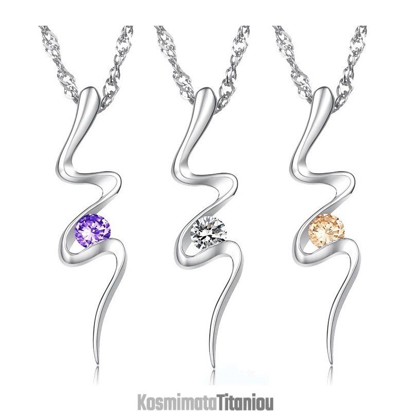 Αξιόπιστη Και Ποιοτική Γυναικεία Επιπλατινωμένη Κολιέ Από Τιτάνιο, Χωρίς Υποαλλεργικά Υλικά