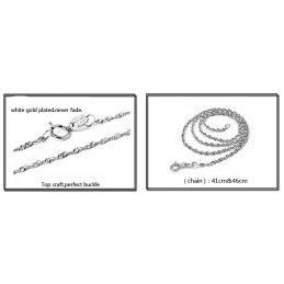 Πλήρεις Προδιαγραφές Γυναικείου Κολιέ Από Τιτάνιο Με Επιπλατινωμένη Και Καρδιά