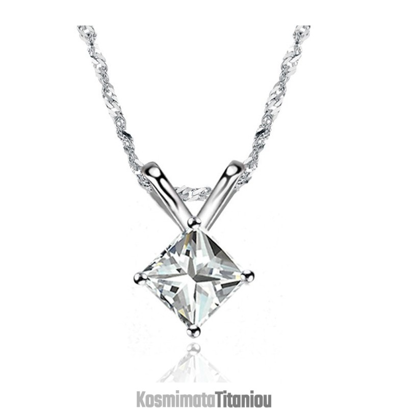 Κολιέ Τιτανίου Με Επιπλατινωμένη Και Εγγύηση Ποιότητας Και Ποσότητας Για Γυναίκες