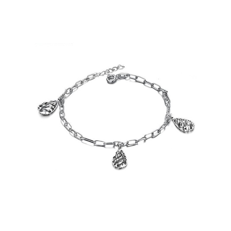 Γυναικείο Κολιέ Ποδιού Από Τιτάνιο Με Επιπλατινωμένη Επένδυση Υψηλής Ποιότητας