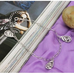 Γυναικείο Κολιέ Ποδιού Από Τιτάνιο Με Επιπλατινωμένη Επένδυση Υψηλής Ποιότητας