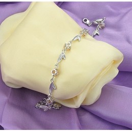 Πλήρεις Προδιαγραφές Γυναικείου Βραχιολιού Τιτανίου Με Επιπλατινωμένη Και Διαμάντι