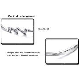 Βραχιόλι Τιτανίου Με Επιπλατινωμένη Επιπλατίνα Και Στρας, Εγγυημένης Ποιότητας Και Ποσότητας Για Γυναίκες, Χωρίς Υποαλλεργικές Ε