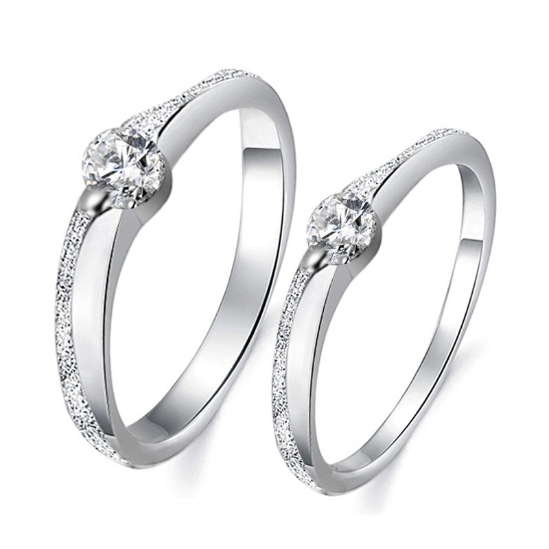 Δαχτυλίδι Τιτανίου Με Επιπλατινωμένη Και Εγγύηση Ποιότητας Και Ποσότητας Για Εραστές Με Στρας