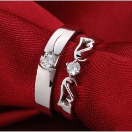 Δαχτυλίδι Τιτανίου Με Επιπλατινωμένη Και Εγγύηση Ποιότητας Και Ποσότητας Για Εραστές