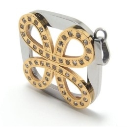 Μενταγιόν Από Τιτάνιο Fashion Four Leaves Clover - Free Chian
