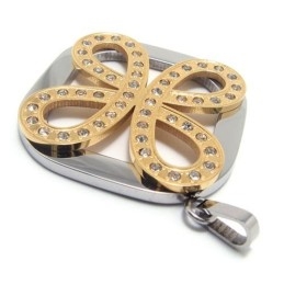 Μενταγιόν Από Τιτάνιο Fashion Four Leaves Clover - Free Chian