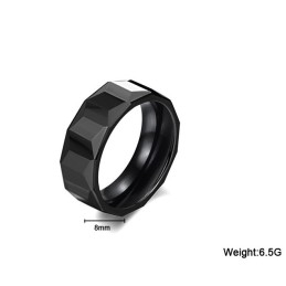 Μεγάλη Ποικιλία Από Μαύρο Κεραμικό Δαχτυλίδι Βολφραμίου