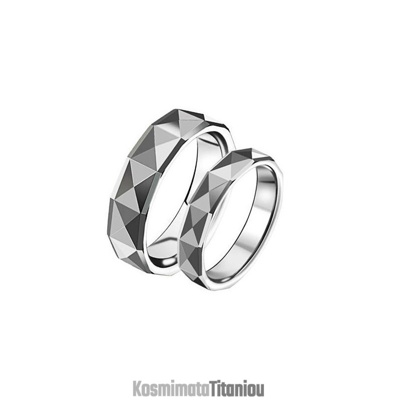 Αξιόπιστο Δαχτυλίδι Από Κεραμικό Βολφραμίου Για Εραστές