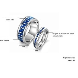 Υψηλής Ποιότητας Κεραμικό Δαχτυλίδι Βολφραμίου Για Εραστές