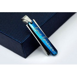 Μόδα Ανδρικό Μπλε Μενταγιόν Τιτανίου - Δωρεάν Αλυσίδα - Δωρεάν Αλυσίδα