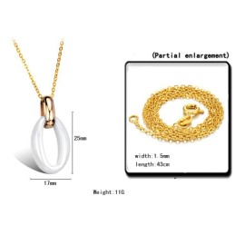 Γυναικείο Κολιέ Από Κεραμικό Βολφραμίου Σε Μεγάλη Ποικιλία Χρωμάτων