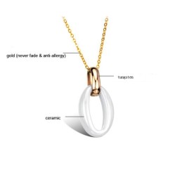 Γυναικείο Κολιέ Από Κεραμικό Βολφραμίου Σε Μεγάλη Ποικιλία Χρωμάτων