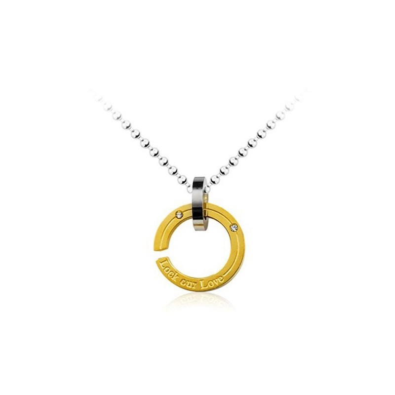 Μενταγιόν Από Τιτάνιο Look Our Love Circle - Δωρεάν Αλυσίδα Μενταγιόν Από Τιτάνιο Look Our Love Circle - Δωρεάν Αλυσίδα